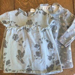 TWO Zara baby girl dresses